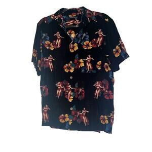 Knightsbridge Hawaiian Button Down Lightweight Vintage Shirt